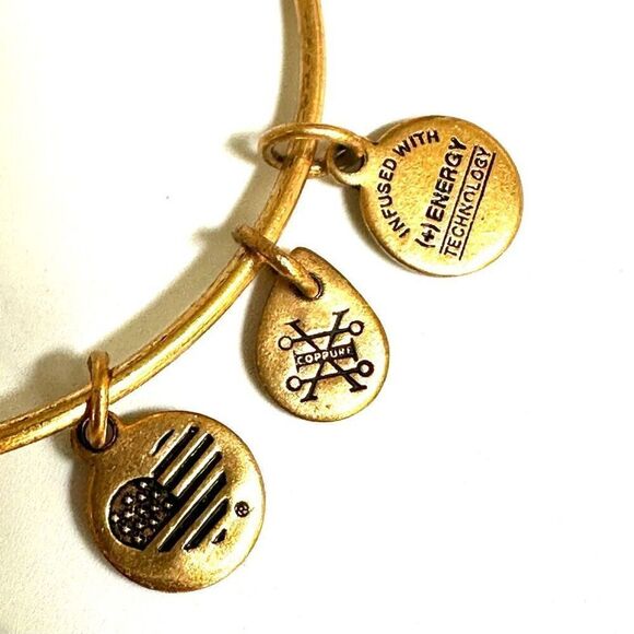 Alex and Ani 2017 Four Leaf Clover Bangle Bracelet - Picture 5 of 9